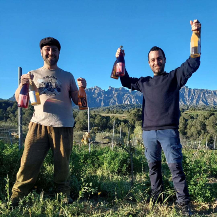 Els germans Adrià Torres (esquerra) i Pol Torres (dreta) són la segona generació del projecte Torres de la Serra